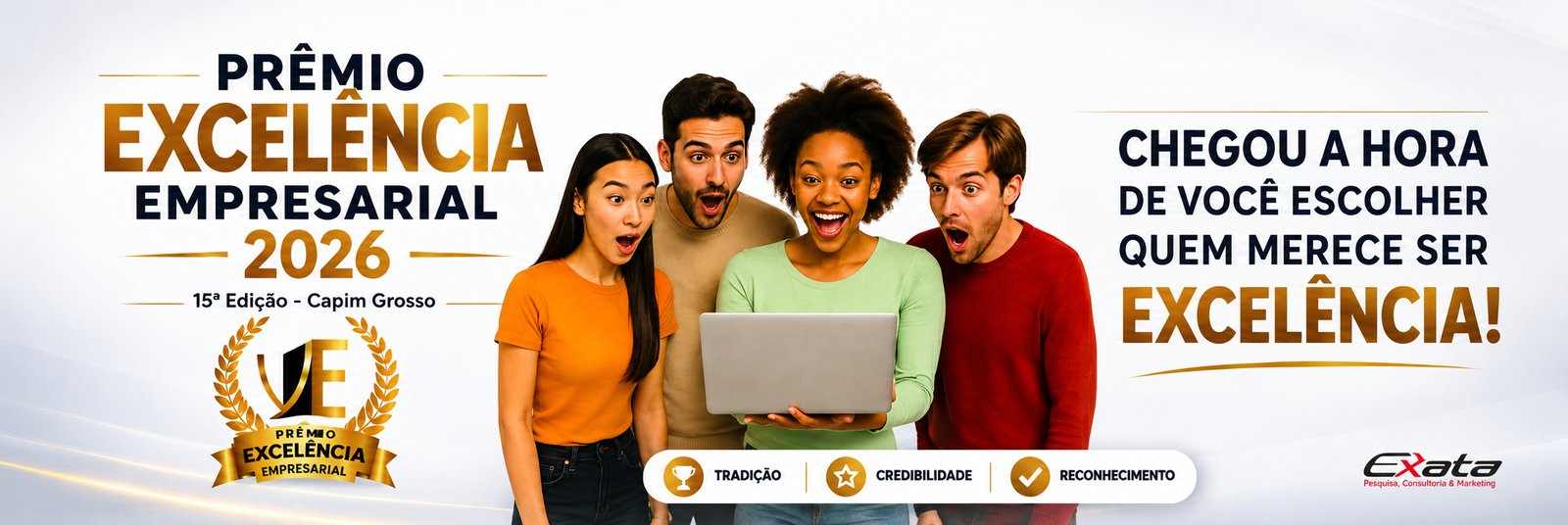 Banner do Prêmio Excelência Empresarial 2026